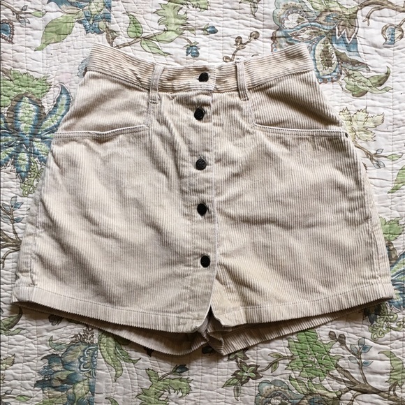 Vintage 90s high waisted corduroy skort - Picture 1 of 6